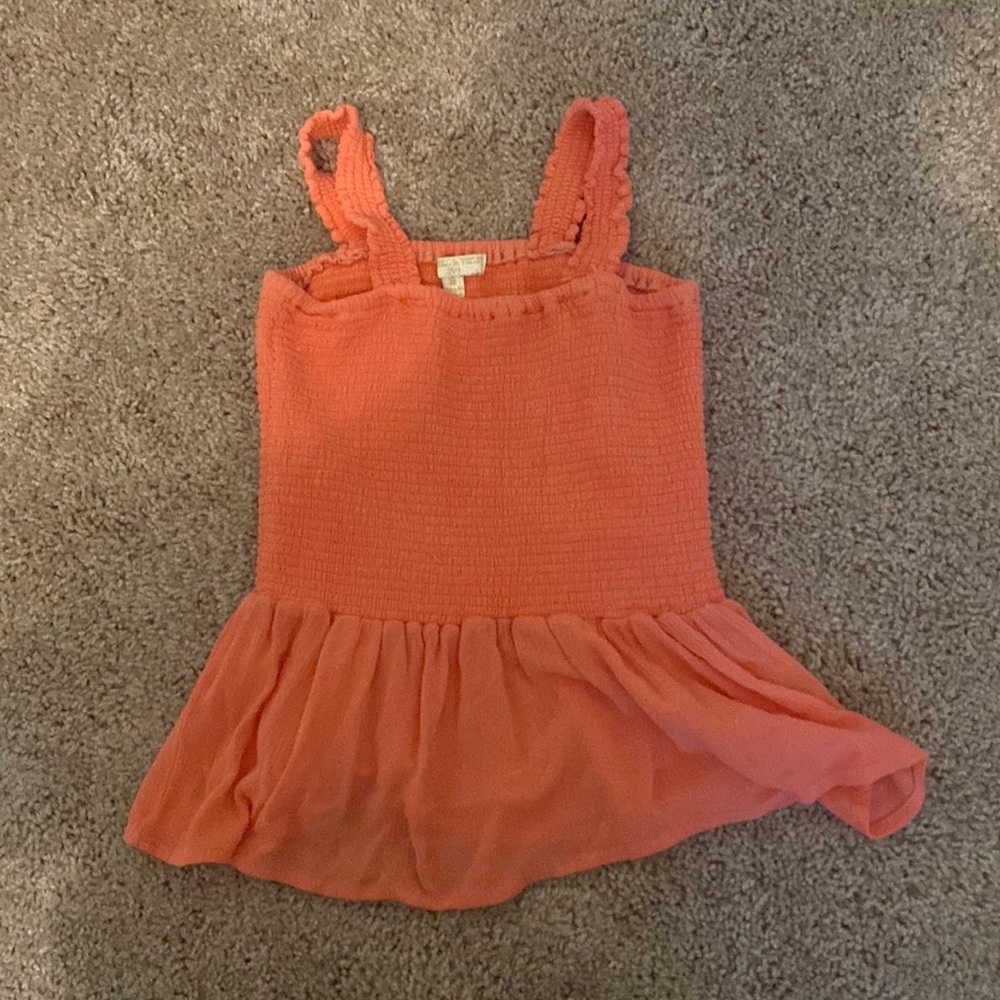 Girls Coral Tank Top Blouse